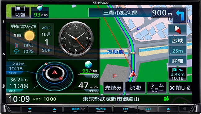 彩速ナビMDV-M705の地図データ更新